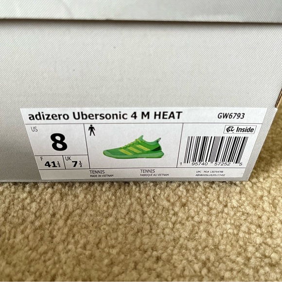 adidas Ubersonic Tennis / Pickleball Shoes 8M - Picture 6 of 6